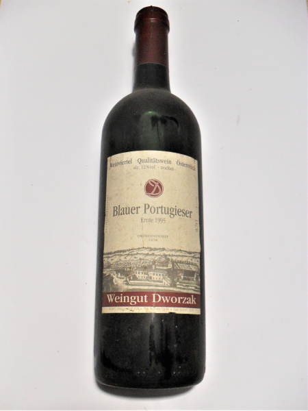 1995er Blauer Portugieser QW 12 %vol Weinviertel Dworzak Erzeugerabfüllung 0,75 lt