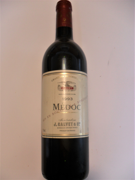 1993 Médoc Grand Vin de Bordeaux 12 % vol 0,75 lt J. Calvet & C.