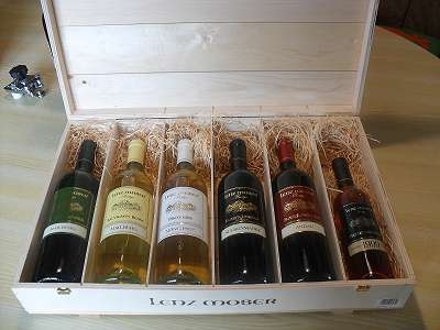 6er Holzkassette 2000/2001 Prestige Wein von Lenz Moser