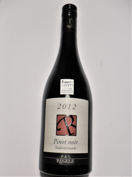 2012er Pinot noir Regele 14 %vol 075 lt Südsteiermark