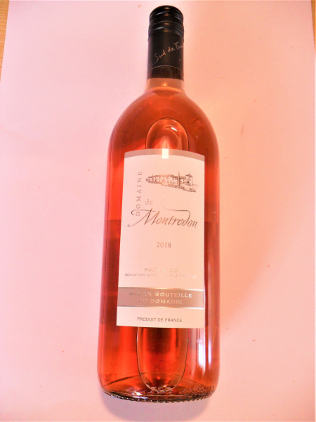 2018er 1 lt Domaine de Montredon rosé Pays d´OC 12,5 % vol